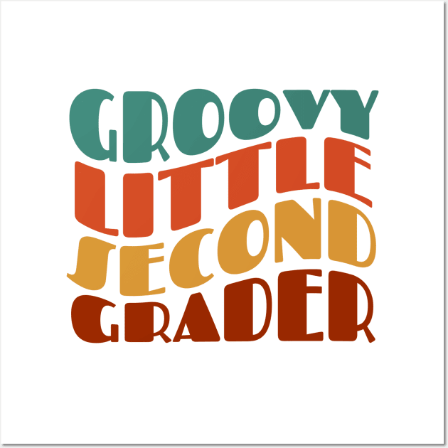 Groovy Little SECOND Grader Wall Art by Myartstor 